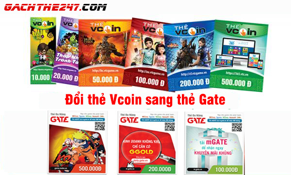 Hướng dẫn cách đổi thẻ Vcoin sang thẻ Gate nhanh nhất - Ảnh 2