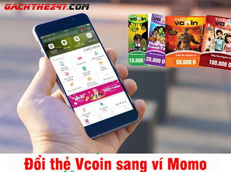 Đổi thẻ Vcoin sang ví điện tử Momo