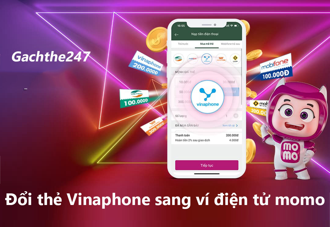 Đổi thẻ vinaphone sang ví điện tử momo ngay tại nhà - Ảnh 3